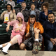 Clockwise from top: Samba Schutte, Tudor Petrut, Moses Storm, Diana-Maria Riva, Kal Penn, Joel Kim Booster, Poppy Liu.